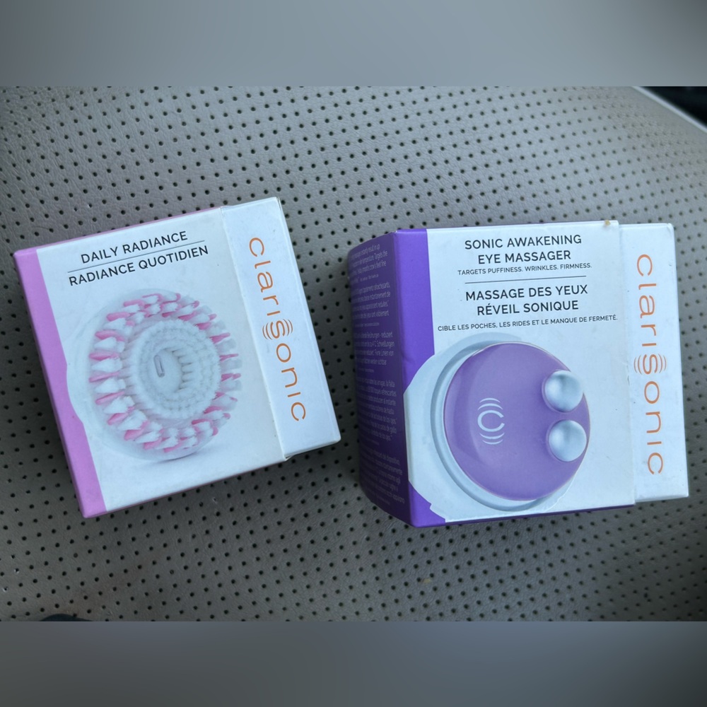 Clarisonic, replacement brush heads I massager daily radiance